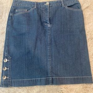 Vintage Celine Jean Skirt